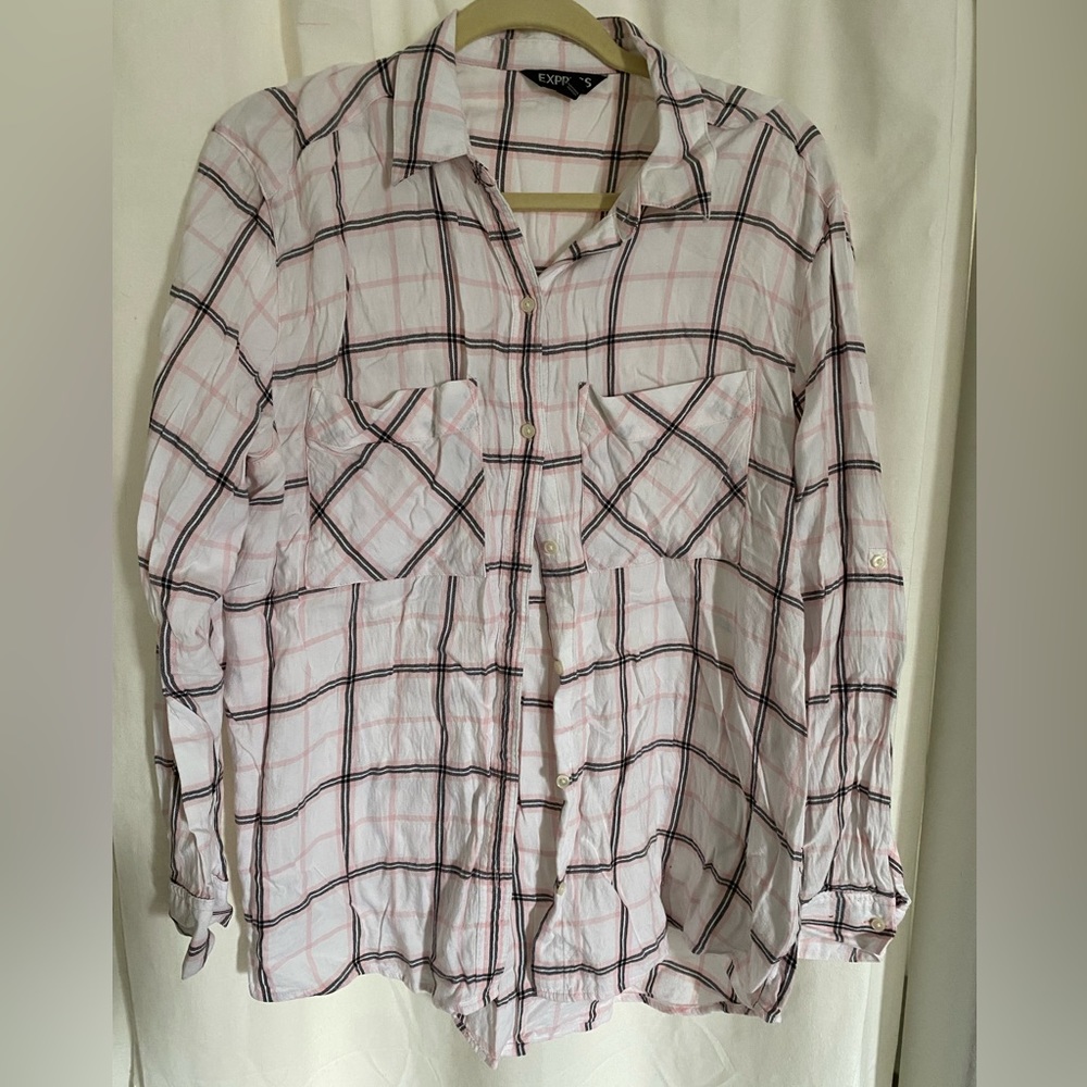 pink and black flannel